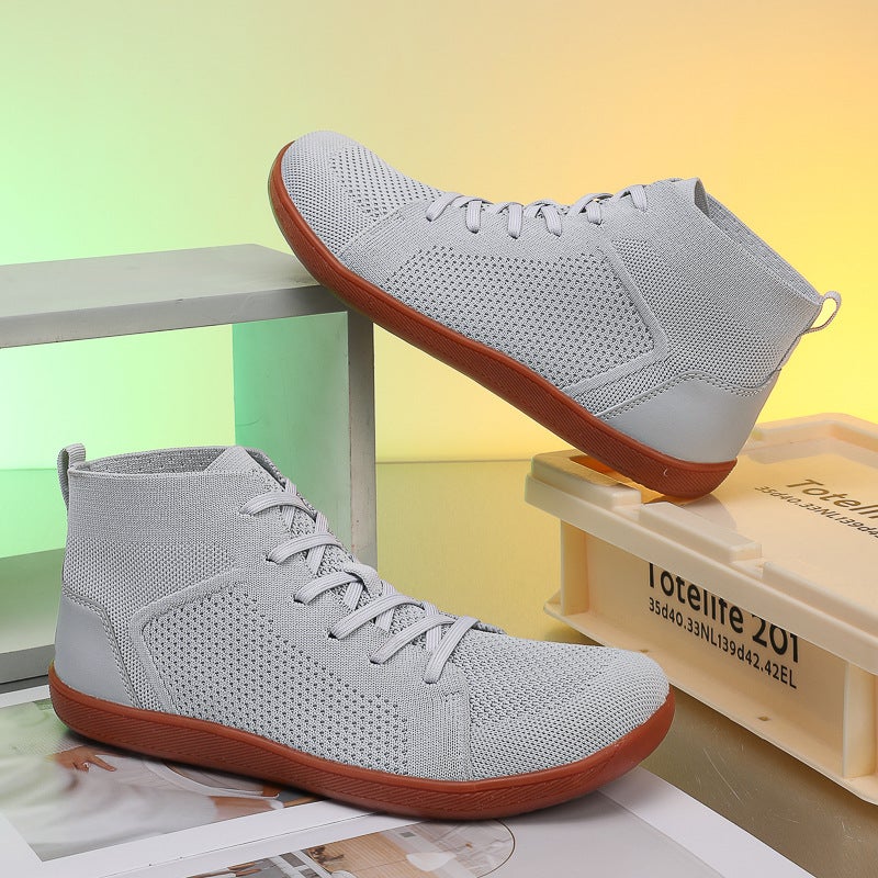 New High-Top Hiking Wide Shoes Breathable Non-Slip Wide-Head Barefoot Casual Shoes Fitness Shoes Yoga Shoes - Image 3